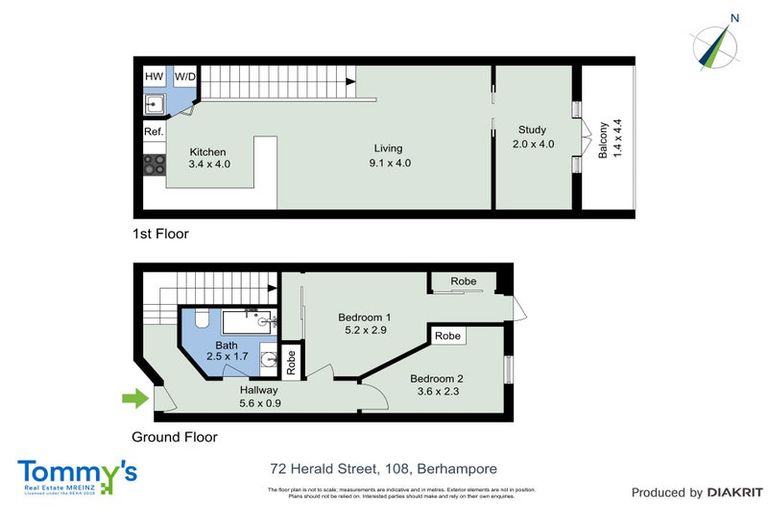 Photo of property in Luxford Villas, 108/72 Herald Street, Berhampore, Wellington, 6023