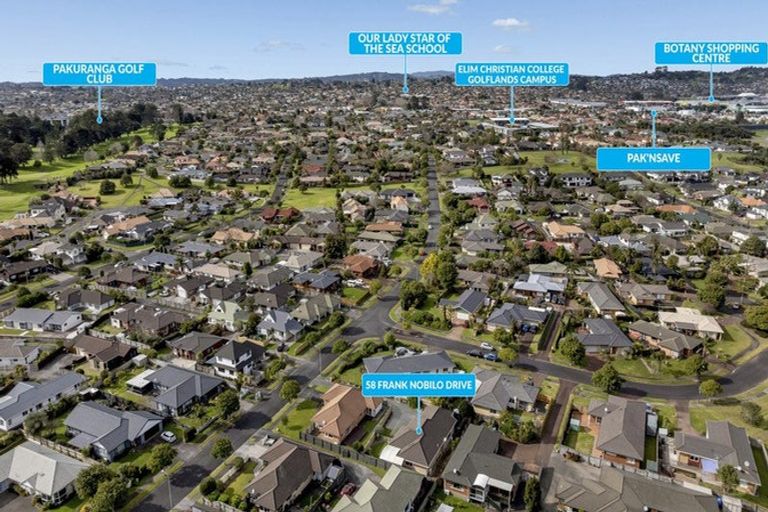 Photo of property in 58 Frank Nobilo Drive, Golflands, Auckland, 2013