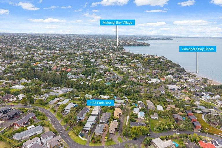 Photo of property in 1/23 Park Rise, Campbells Bay, Auckland, 0630