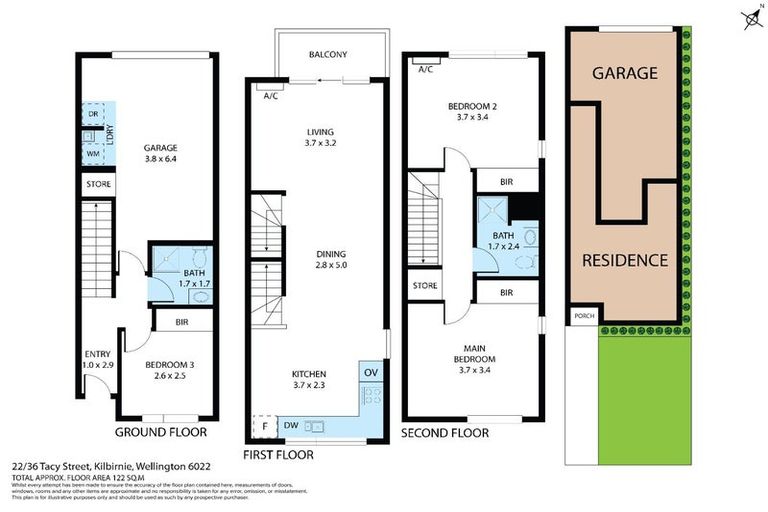 Photo of property in 22/36u Tacy Street, Kilbirnie, Wellington, 6022