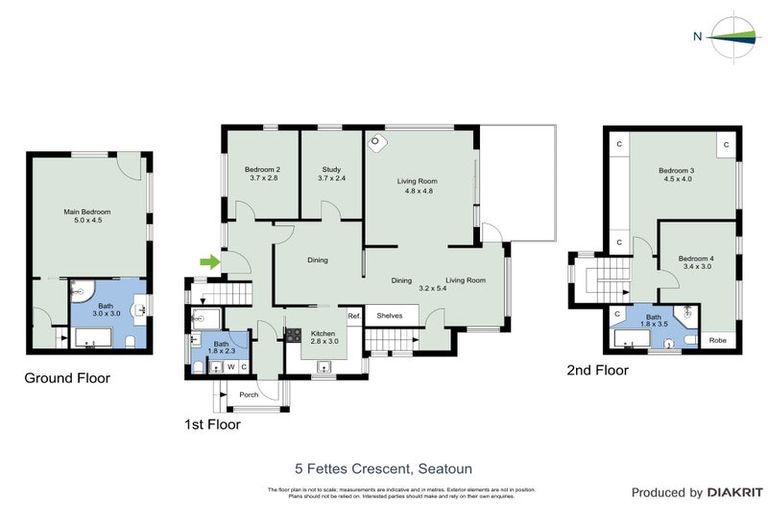 Photo of property in 5 Fettes Crescent, Seatoun, Wellington, 6022