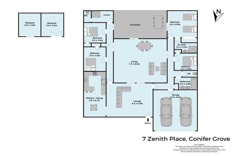 Photo of property in 7 Zenith Place, Conifer Grove, Takanini, 2112