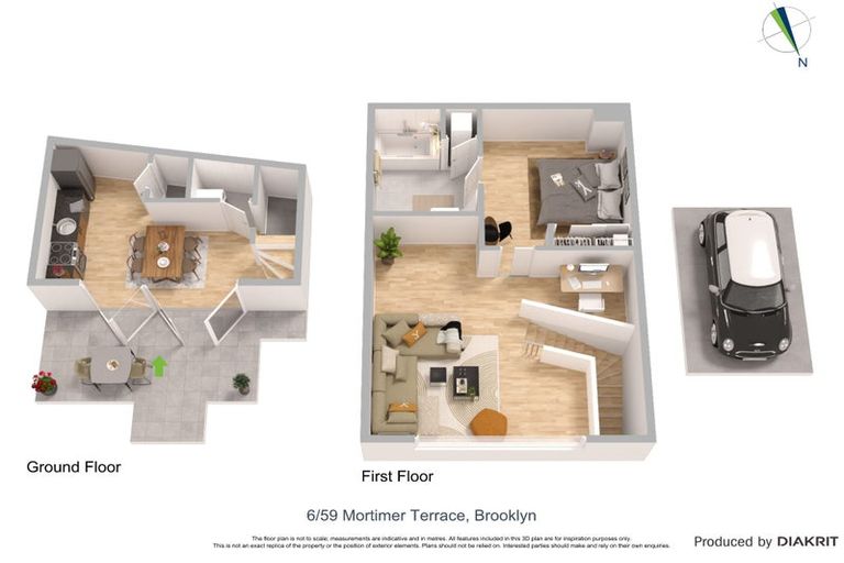 Photo of property in 59u6 Mortimer Terrace, Brooklyn, Wellington, 6021