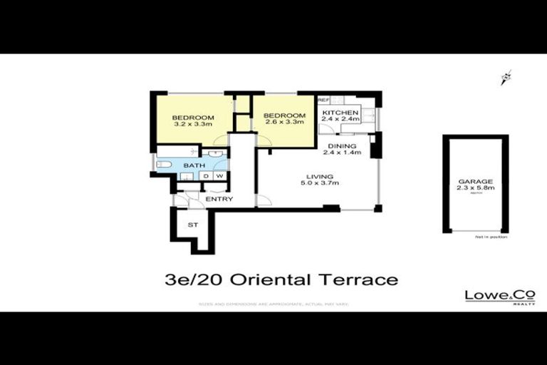 Photo of property in Jerningham Apartments, 20 Oriental Terrace, Oriental Bay, Wellington, 6011