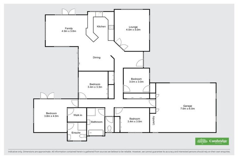 Photo of property in 5 Glenroy Place, Cambridge, 3434