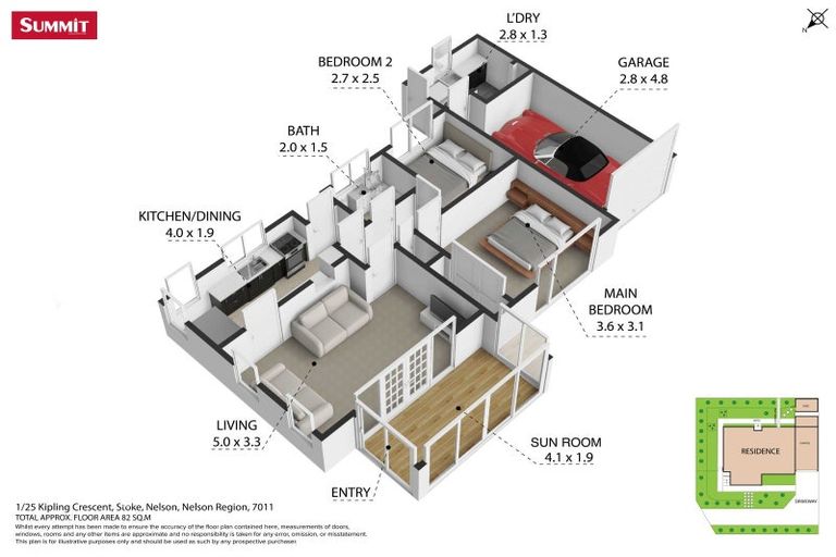 Photo of property in 1/25 Kipling Crescent, Stoke, Nelson, 7011