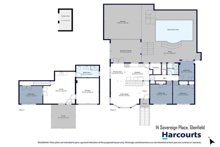 Photo of property in 14 Sovereign Place, Glenfield, Auckland, 0629