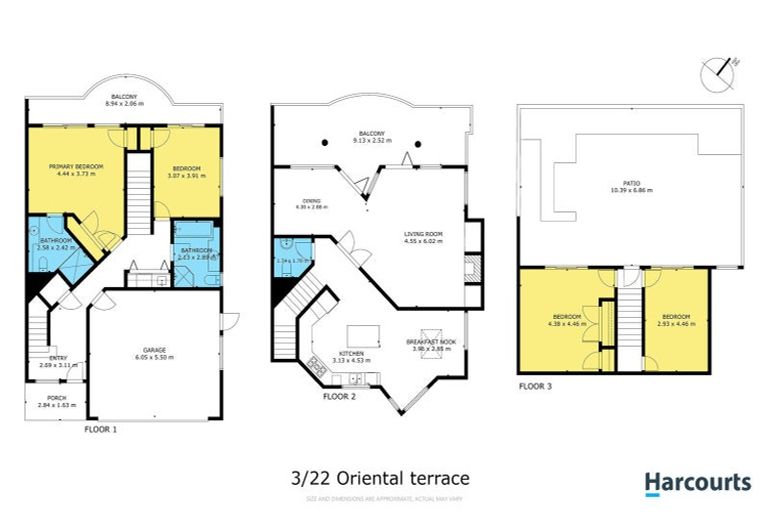 Photo of property in 3/22 Oriental Terrace, Oriental Bay, Wellington, 6011