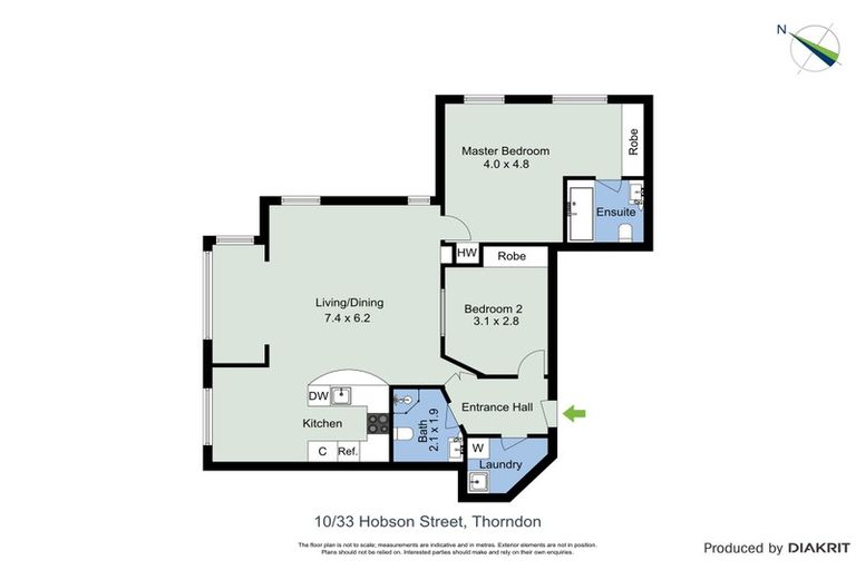Photo of property in The Villas, 10/33u Hobson Street, Thorndon, Wellington, 6011