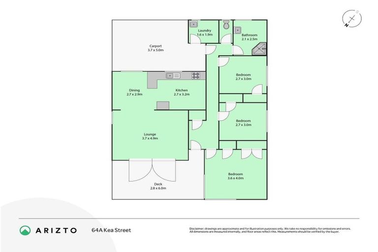 Photo of property in 64a Kea Street, Selwyn Heights, Rotorua, 3015
