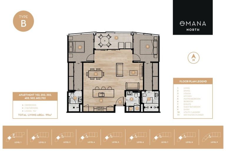 Photo of property in 602/20 Omana Road, Milford, Auckland, 0620