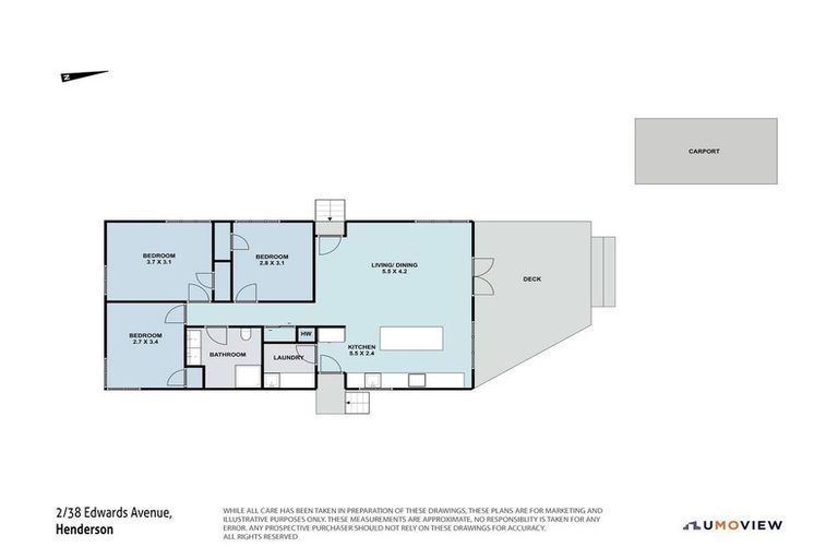 Photo of property in 2/38 Edwards Avenue, Henderson, Auckland, 0610