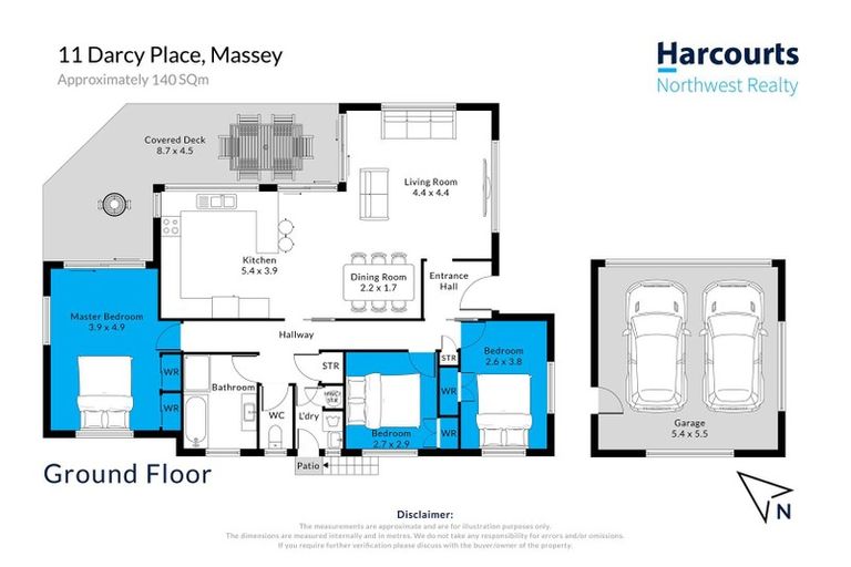 Photo of property in 11 Darcy Place, Massey, Auckland, 0614