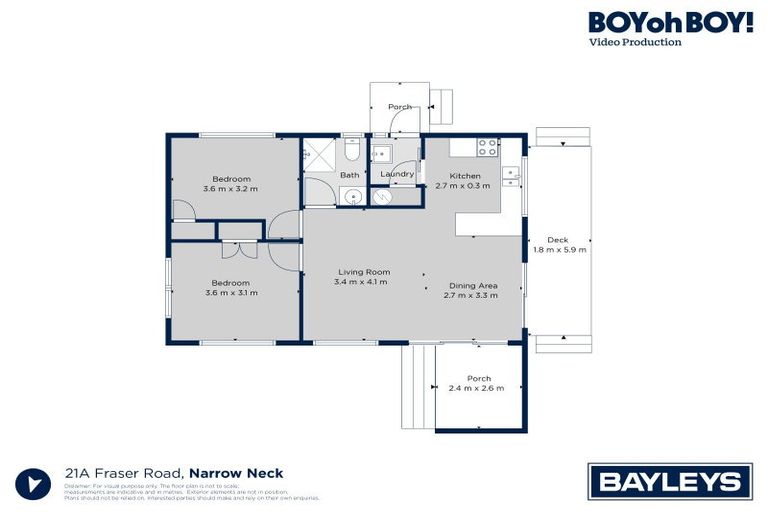 Photo of property in 21a Fraser Road, Narrow Neck, Auckland, 0624