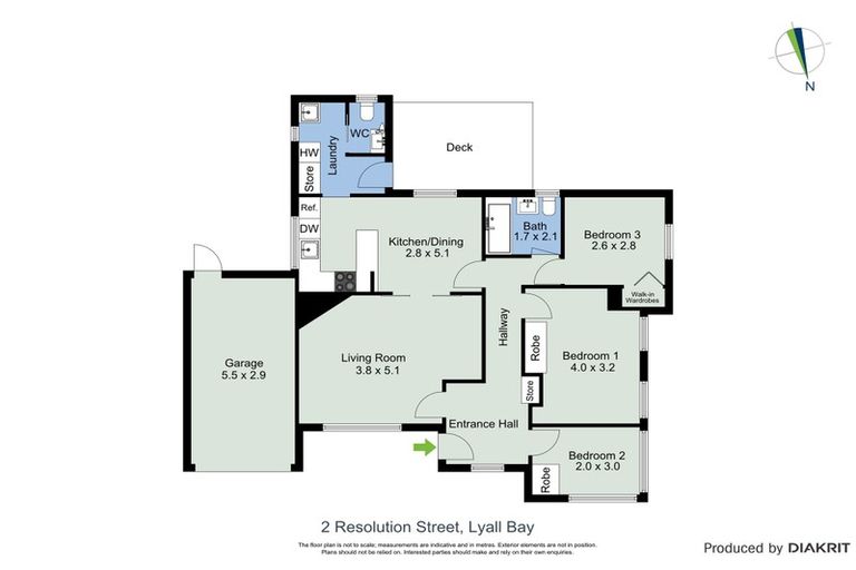 Photo of property in 2 Resolution Street, Lyall Bay, Wellington, 6022