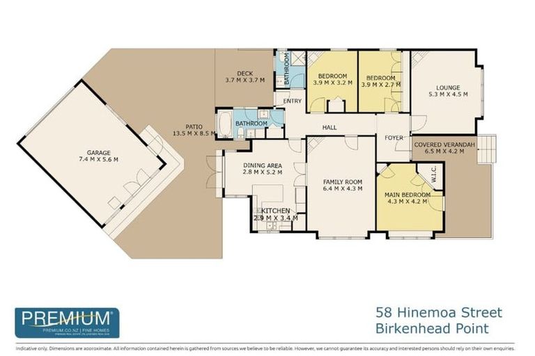 Photo of property in 58 Hinemoa Street, Birkenhead, Auckland, 0626