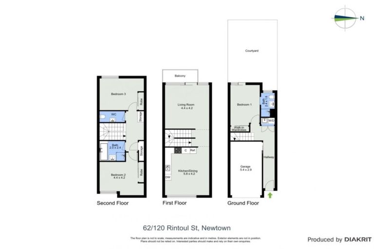 Photo of property in Altar Apartments, 62/120u Rintoul Street, Newtown, Wellington, 6021