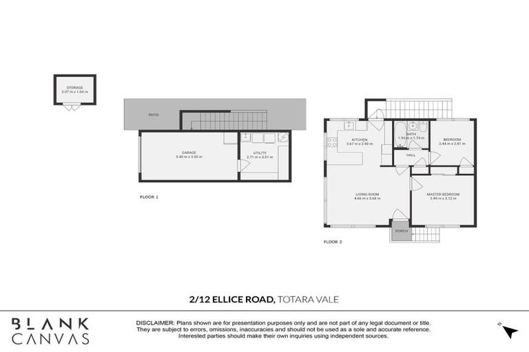 Photo of property in 2/12 Ellice Road, Totara Vale, Auckland, 0629