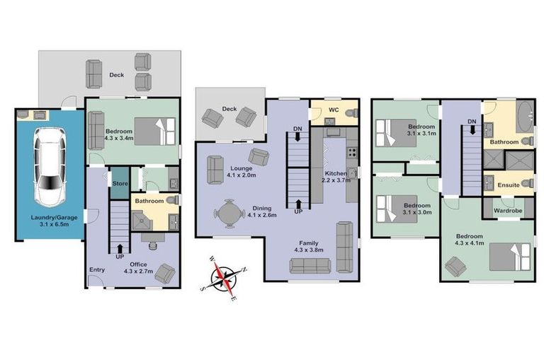 Photo of property in 1 Laquinta Place, Flat Bush, Auckland, 2019