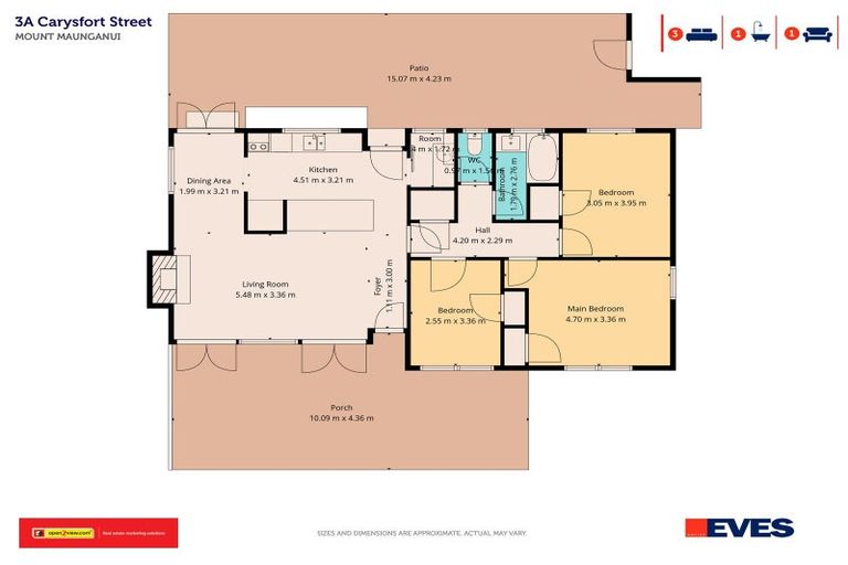 Photo of property in 3a Carysfort Street, Mount Maunganui, 3116