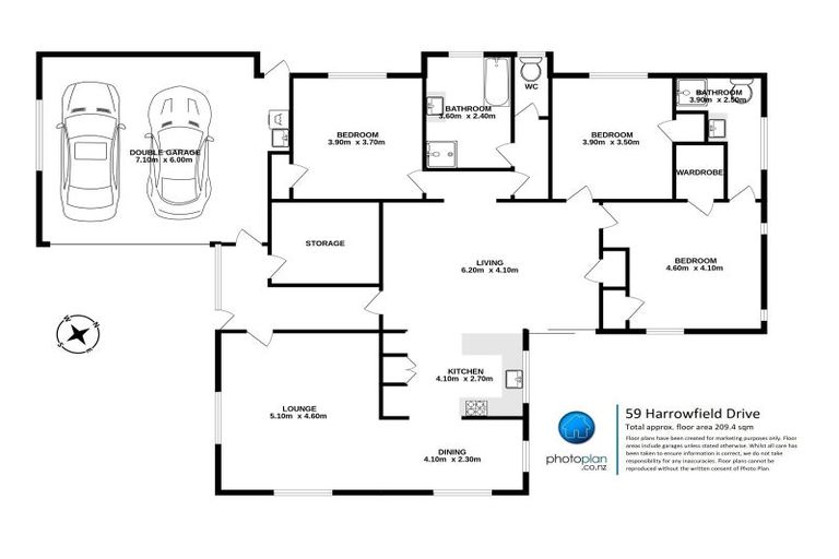 Photo of property in 59 Harrowfield Drive, Harrowfield, Hamilton, 3210