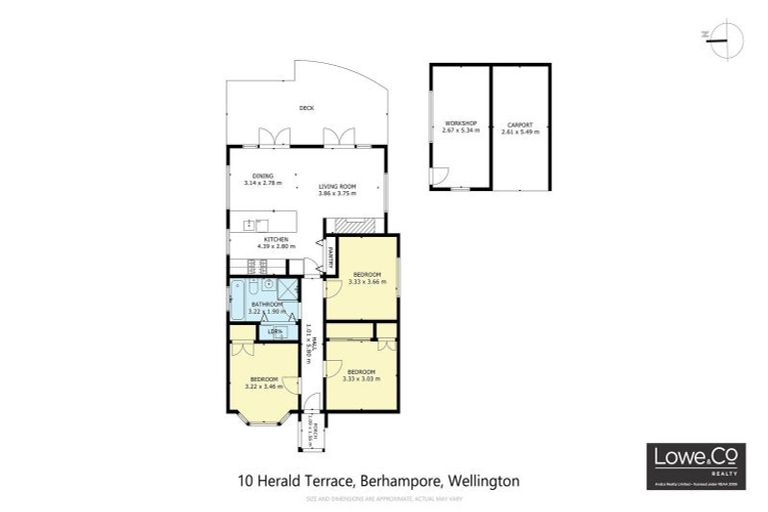 Photo of property in 10 Herald Terrace, Berhampore, Wellington, 6023