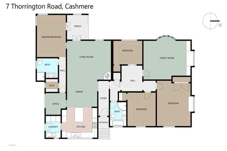 Photo of property in 7 Thorrington Road, Cashmere, Christchurch, 8022