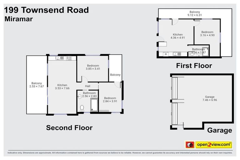 Photo of property in 199f2 Townsend Road, Miramar, Wellington, 6022