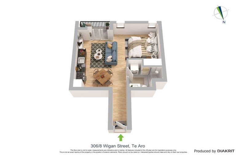 Photo of property in 306/8 Wigan Street, Te Aro, Wellington, 6011