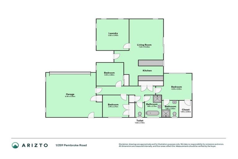 Photo of property in 259 Pembroke Road, Pembroke, Stratford, 4391