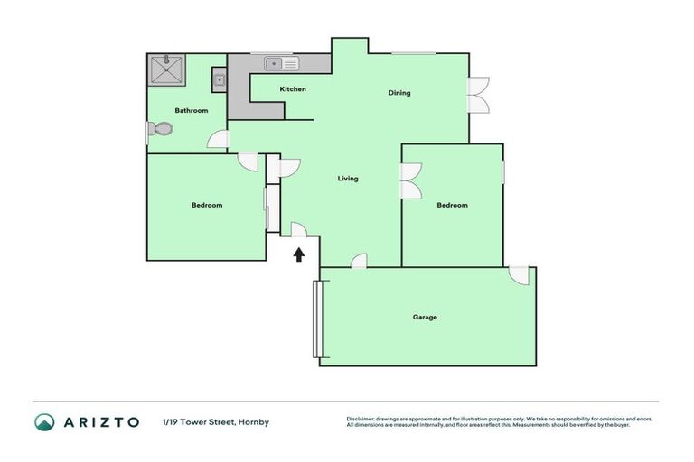 Photo of property in 1/19 Tower Street, Hornby, Christchurch, 8042