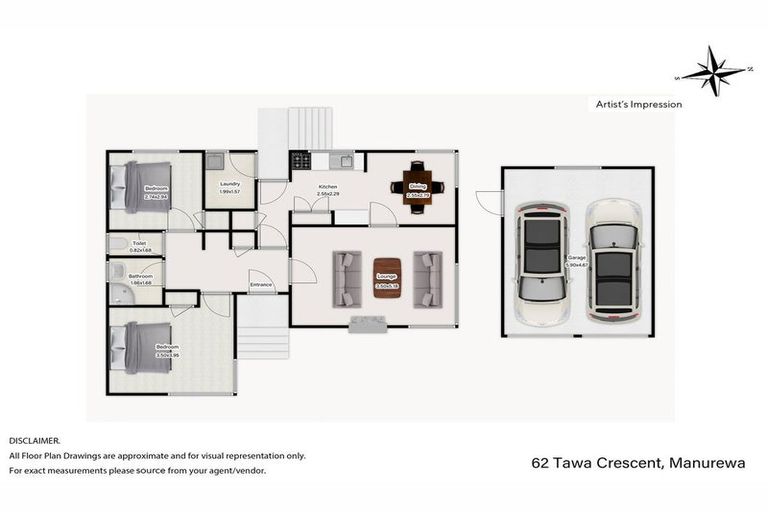 Photo of property in 62 Tawa Crescent, Manurewa, Auckland, 2102