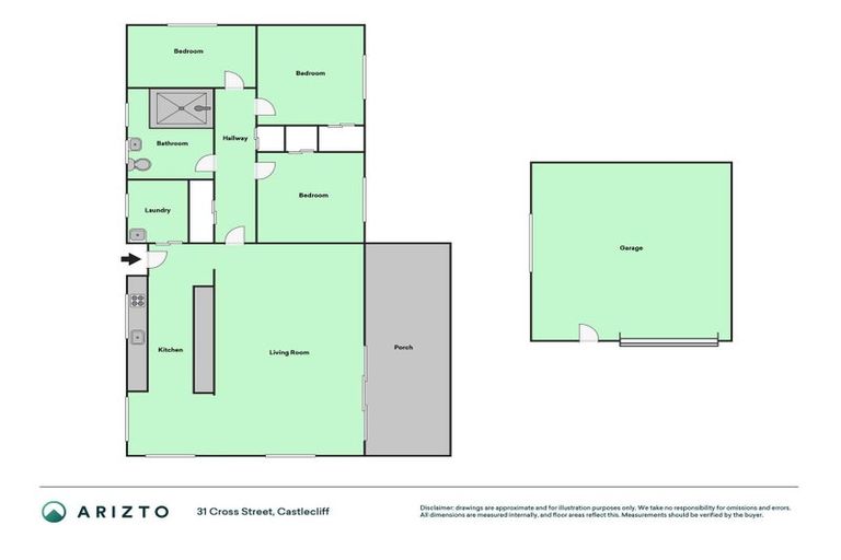 Photo of property in 31 Cross Street, Castlecliff, Whanganui, 4501