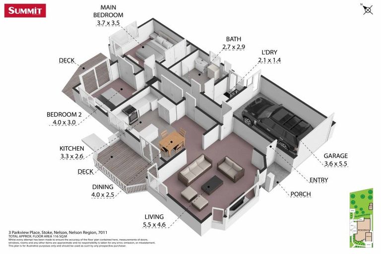 Photo of property in 3 Parkview Place, Stoke, Nelson, 7011