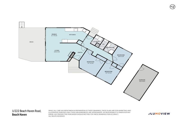 Photo of property in 1/222 Beach Haven Road, Beach Haven, Auckland, 0626