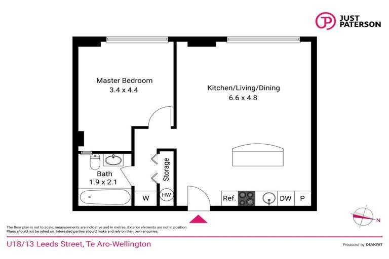 Photo of property in Hannahs Warehouse, 18/13 Leeds Street, Te Aro, Wellington, 6011