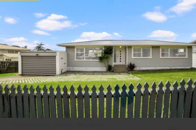 Photo of property in 4 Hatherlow Street, Glenfield, Auckland, 0629