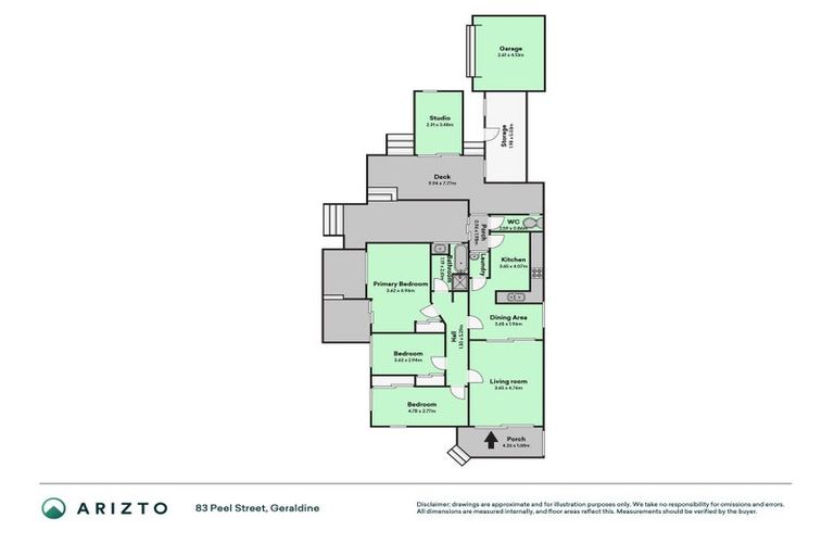 Photo of property in 83 Peel Street, Geraldine, 7930