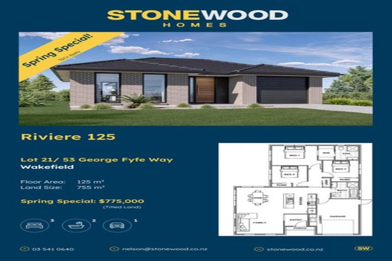 Photo of property in 53 George Fyfe Way, Wakefield, 7025