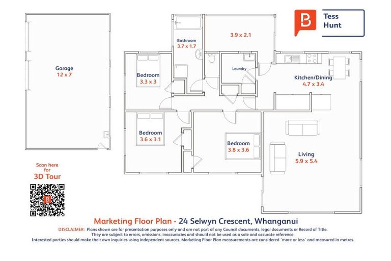 Photo of property in 24 Selwyn Crescent, College Estate, Whanganui, 4500
