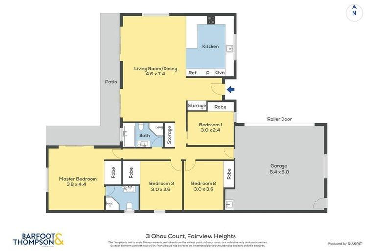 Photo of property in 3 Ohau Court, Fairview Heights, Auckland, 0632