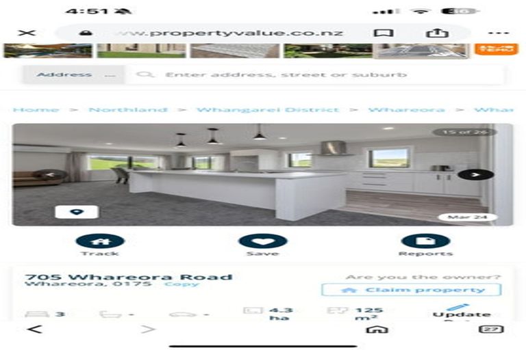 Photo of property in 705 Whareora Road, Whareora, Whangarei, 0175