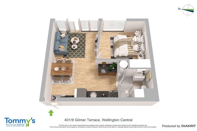 Photo of property in Gilmer Terrace Car Park, 401/9 Gilmer Terrace, Wellington Central, Wellington, 6011