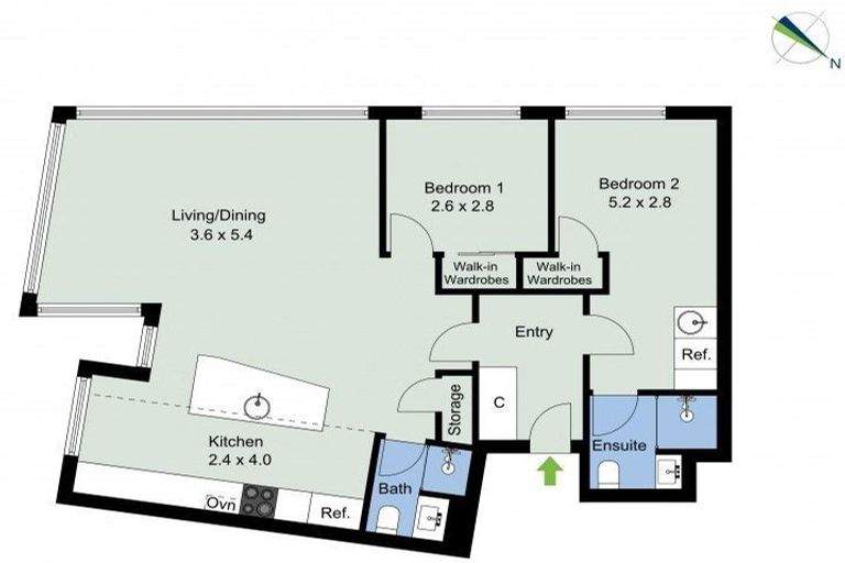 Photo of property in Vsp South, 301/168u Victoria Street, Te Aro, Wellington, 6011