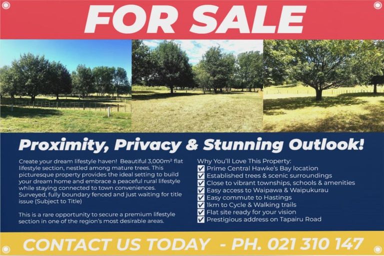 Photo of property in 202 Tapairu Road, Waipawa, 4275