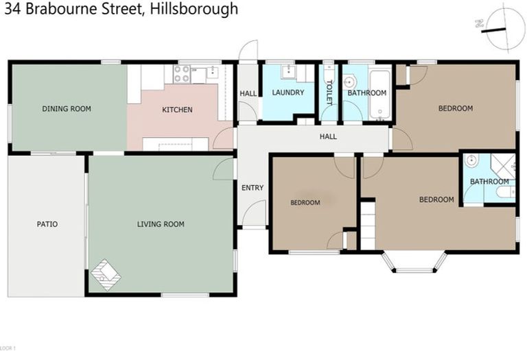 Photo of property in 34 Brabourne Street, Hillsborough, Christchurch, 8022