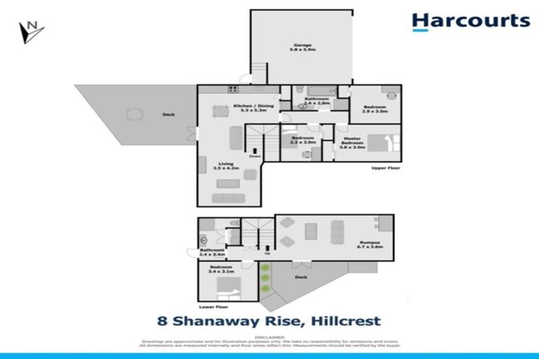 Photo of property in 8 Shanaway Rise, Hillcrest, Auckland, 0627