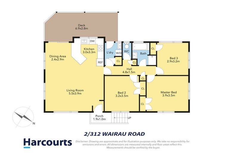 Photo of property in 2/312 Wairau Road, Glenfield, Auckland, 0629