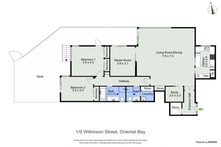 Photo of property in 9u1 Wilkinson Street, Oriental Bay, Wellington, 6011