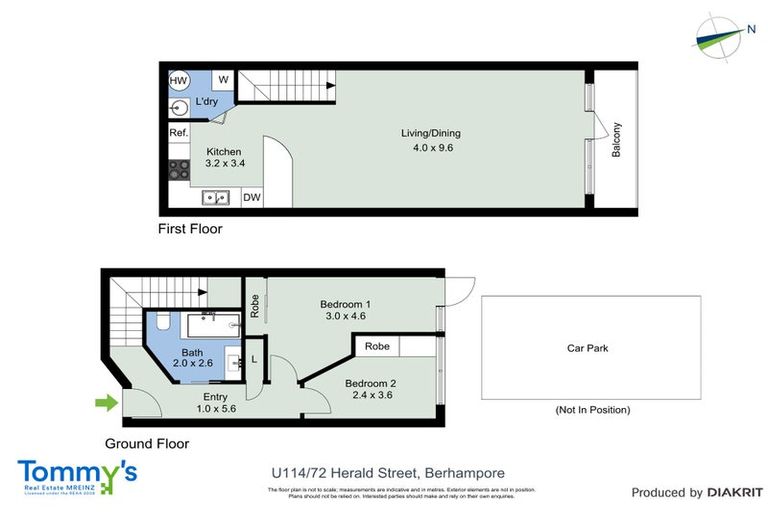 Photo of property in Luxford Villas, 114/72u Herald Street, Berhampore, Wellington, 6023